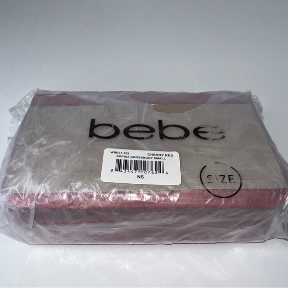 Bebe Sophia Quilted Small Cherry Red Crossbody Bag | NEW/NWT!!♥️♥️ - Picture 15 of 16